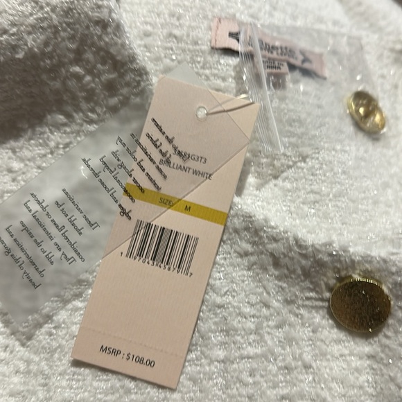 NWT Nanette Nanette Lepore Vest In Color Brillant White Medium - Picture 7 of 9